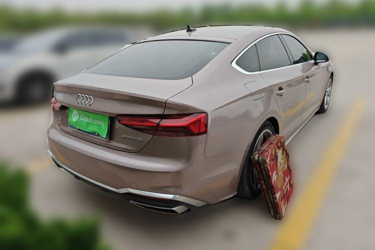 Used Audi A5 2023 Sportback 40 TFSI Fashionable and Dynamic Model Rear Right 45 Deg