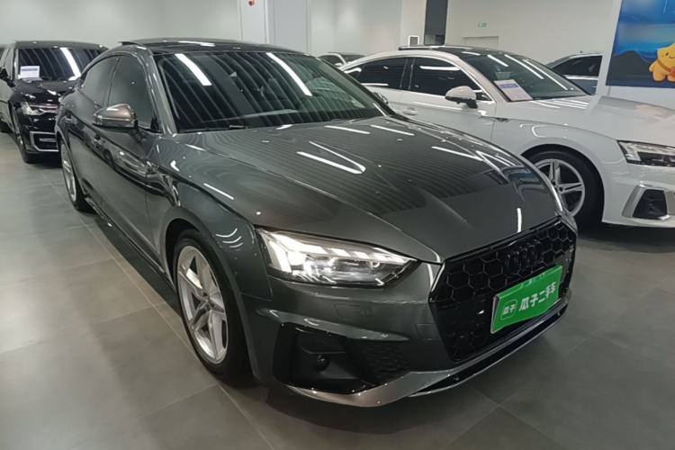 Used Audi A5 2023 Sportback 40 TFSI Fashionable and Dynamic Model Front Right 45 Deg