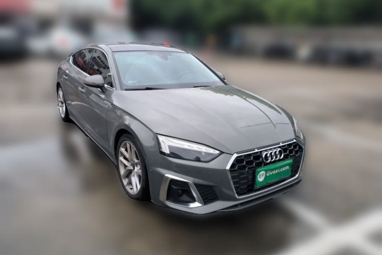 Used Audi A5 2023 Sportback 40 TFSI Fashionable and Dynamic Model Front Right 45 Deg