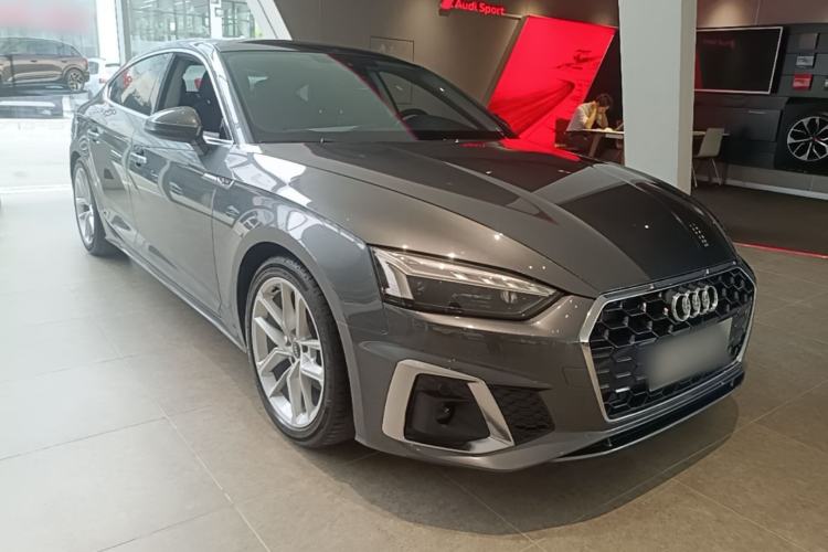 Used Audi A5 2023 Sportback 40 TFSI Fashionable and Dynamic Model Front Right 45 Deg