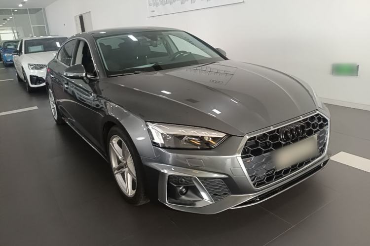 Used Audi A5 2023 Sportback 40 TFSI Fashionable and Dynamic Model Front Right 45 Deg