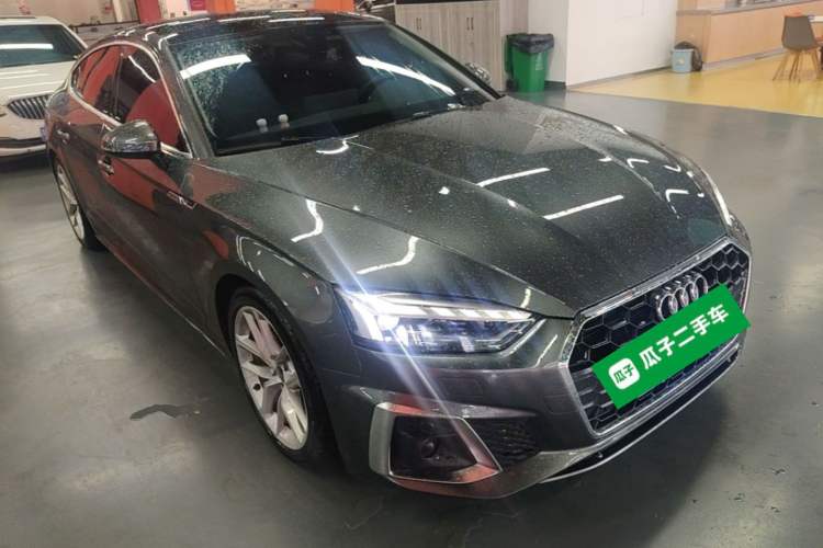 Used Audi A5 2023 Sportback 40 TFSI Fashionable and Dynamic Model Front Right 45 Deg