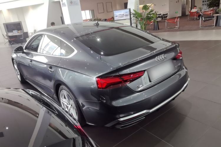 Used Audi A5 2023 Sportback 40 TFSI Fashionable and Dynamic Model Rear Left 45 Deg