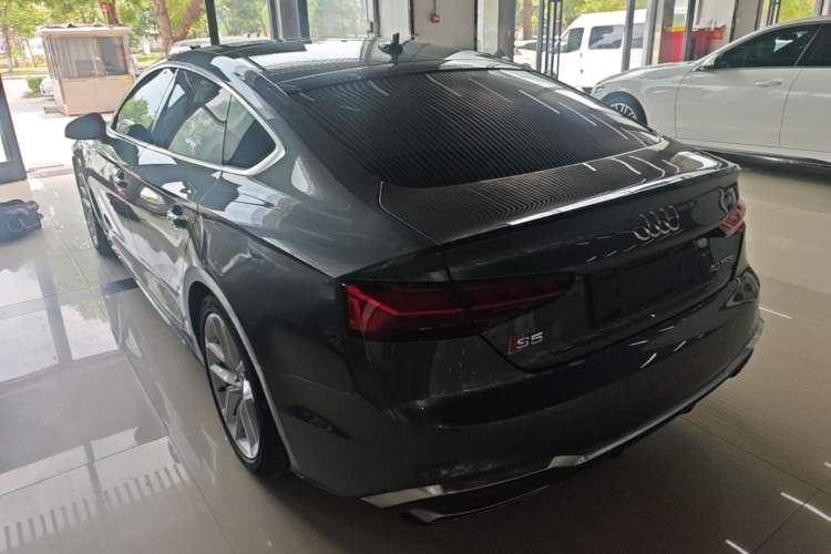 Used Audi A5 2023 Sportback 40 TFSI Fashionable and Dynamic Model Rear Left 45 Deg