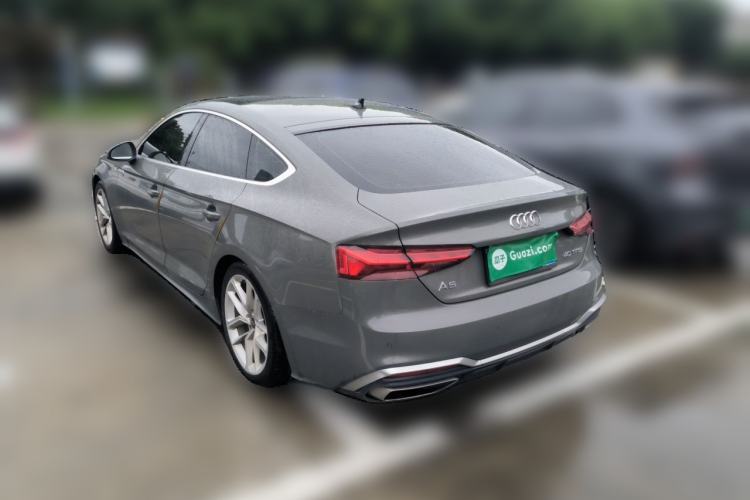 Used Audi A5 2023 Sportback 40 TFSI Fashionable and Dynamic Model Rear Left 45 Deg