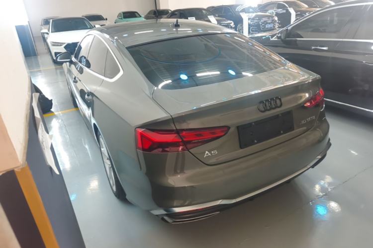 Used Audi A5 2023 Sportback 40 TFSI Fashionable and Dynamic Model Rear Left 45 Deg