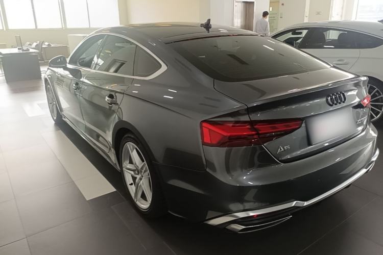 Used Audi A5 2023 Sportback 40 TFSI Fashionable and Dynamic Model Rear Left 45 Deg