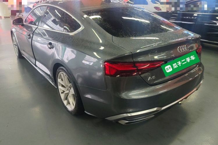 Used Audi A5 2023 Sportback 40 TFSI Fashionable and Dynamic Model Rear Left 45 Deg