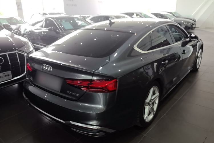 Used Audi A5 2023 Sportback 40 TFSI Fashionable and Dynamic Model Rear Right 45 Deg