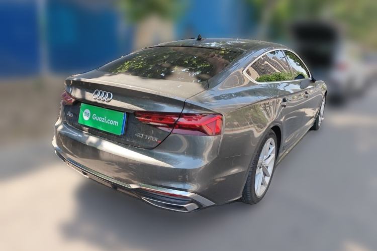 Used Audi A5 2023 Sportback 40 TFSI Fashionable and Dynamic Model Rear Right 45 Deg