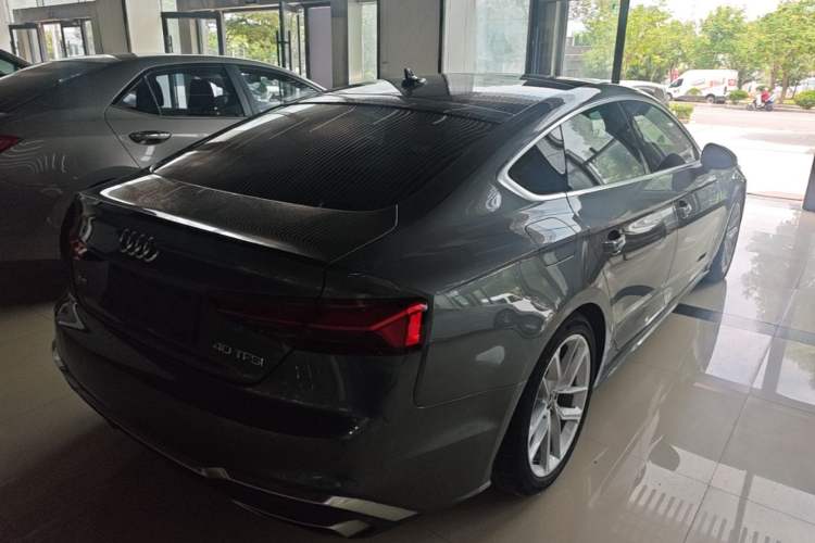 Used Audi A5 2023 Sportback 40 TFSI Fashionable and Dynamic Model Rear Right 45 Deg