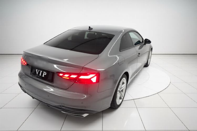 Used Audi A5 2023 Coupe 40 TFSI Fashionable and Dynamic Model Rear Right 45 Deg