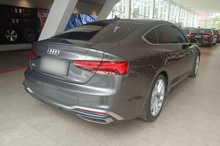 Used Audi A5 2023 Sportback 40 TFSI Fashionable and Dynamic Model Rear Right 45 Deg