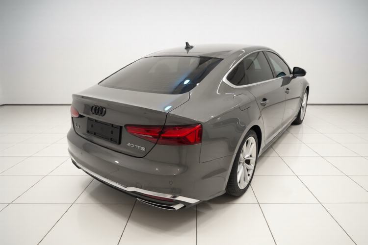 Used Audi A5 2023 Sportback 40 TFSI Fashionable and Dynamic Model Rear Right 45 Deg