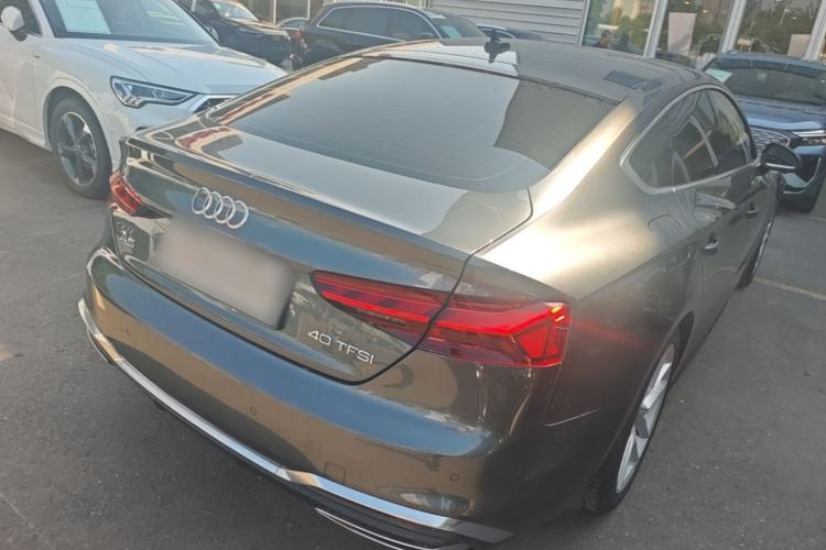 Used Audi A5 2023 Sportback 40 TFSI Fashionable and Dynamic Model Rear Right 45 Deg