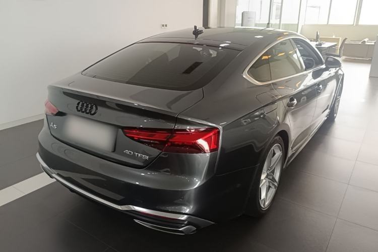 Used Audi A5 2023 Sportback 40 TFSI Fashionable and Dynamic Model Rear Right 45 Deg