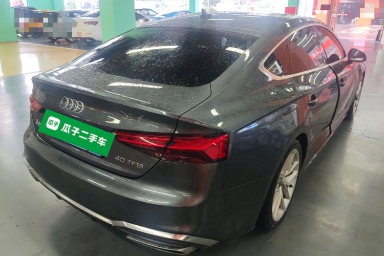Used Audi A5 2023 Sportback 40 TFSI Fashionable and Dynamic Model Rear Right 45 Deg