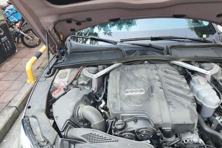 Used Audi A5 2023 Coupe 40 TFSI Fashionable and Dynamic Model Engine Bay Right