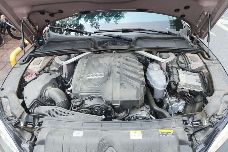 Used Audi A5 2023 Coupe 40 TFSI Fashionable and Dynamic Model Engine Bay