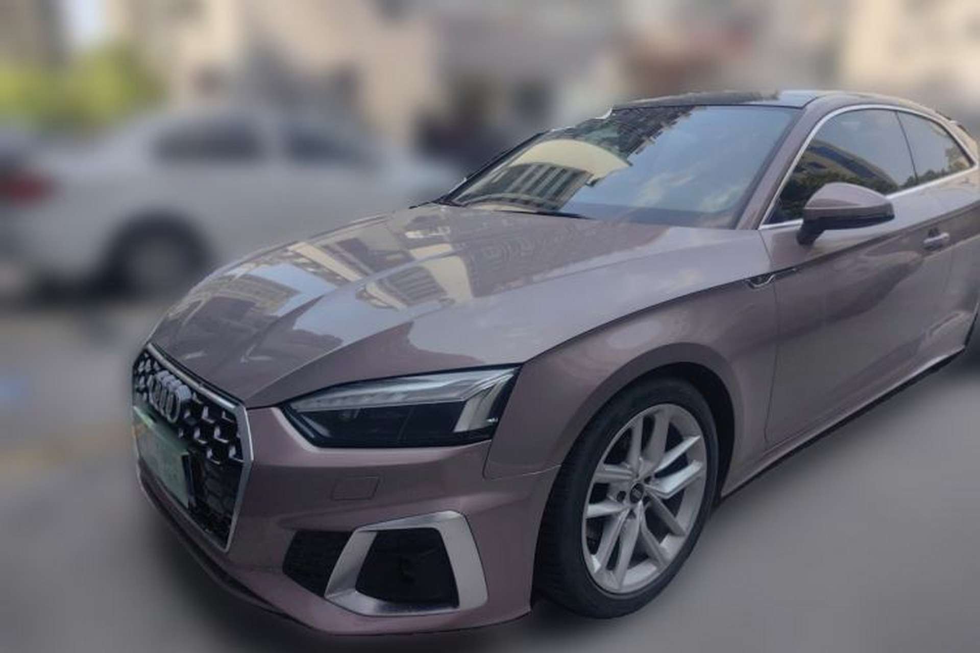 Used Audi A5 2023 Coupe 40 TFSI Fashionable and Dynamic Model Front Left 45 Deg