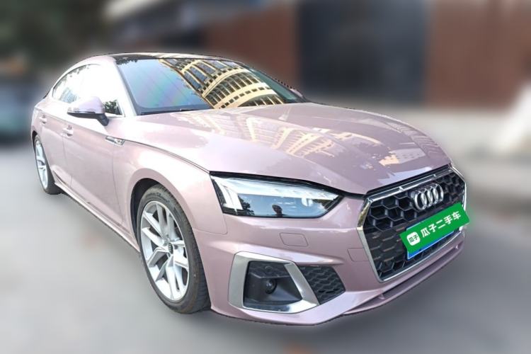 Used Audi A5 2023 Sportback 40 TFSI Fashionable and Dynamic Model Front Right 45 Deg