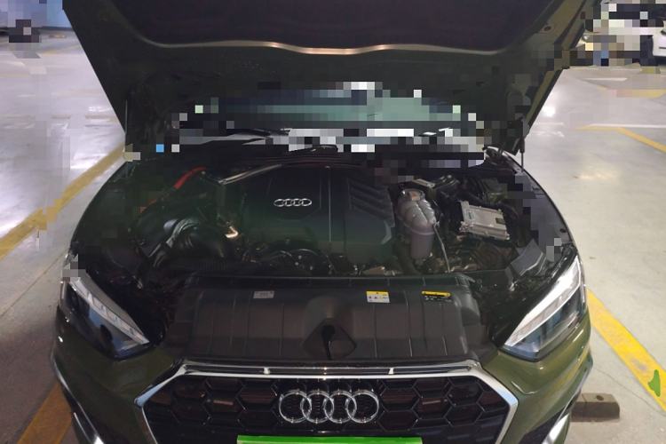 Used Audi A5 2023 Coupe 40 TFSI Fashionable and Dynamic Model Engine Bay