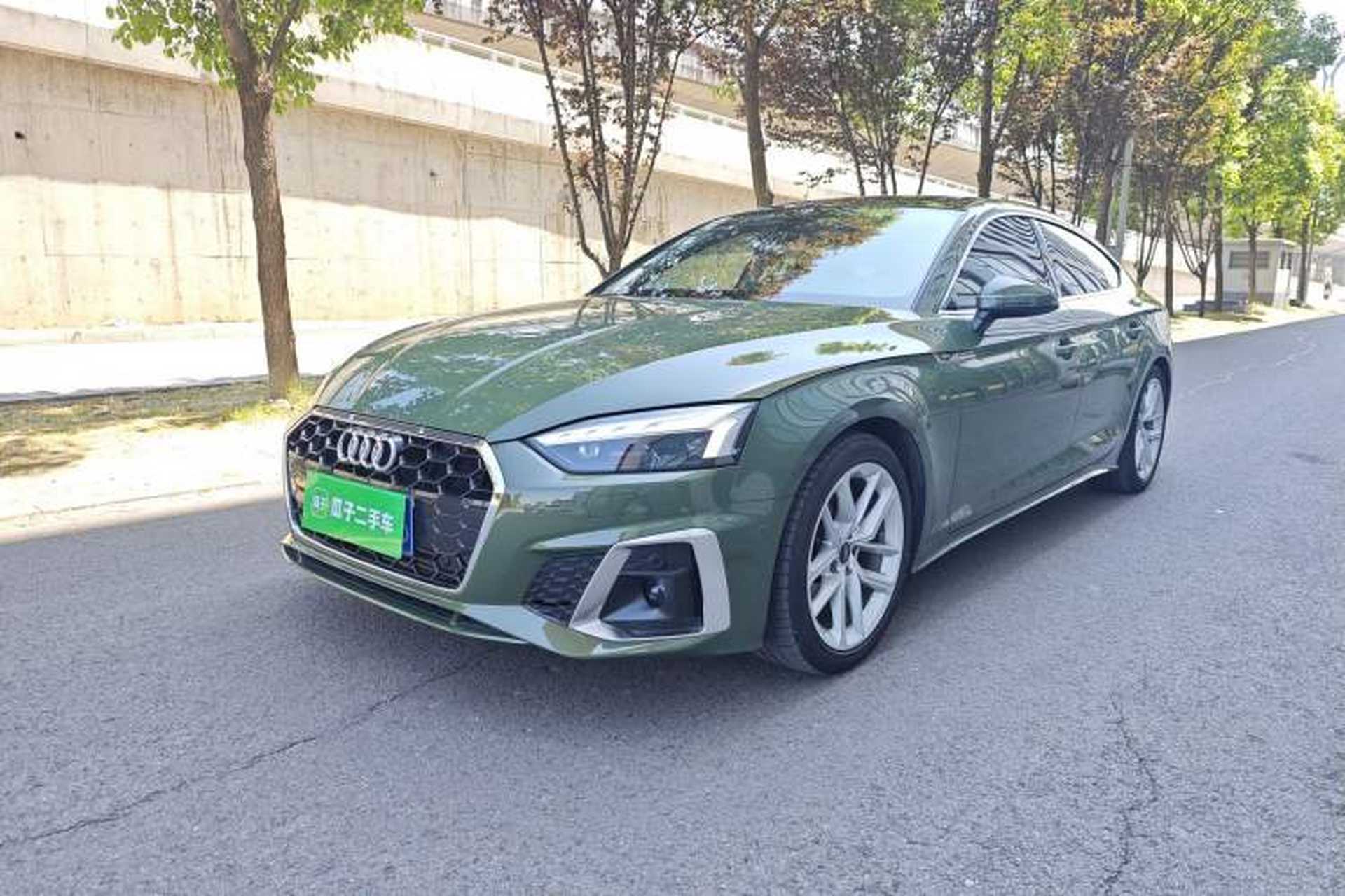 Used Audi A5 2023 Sportback 40 TFSI Fashionable and Dynamic Model Front Left 45 Deg