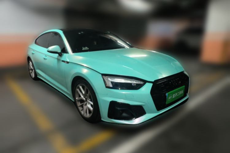Used Audi A5 2023 Sportback 40 TFSI Fashionable and Dynamic Model Front Right 45 Deg