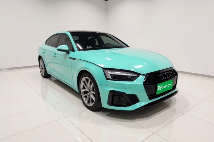 Used Audi A5 2023 Sportback 40 TFSI Fashionable and Dynamic Model Front Right 45 Deg
