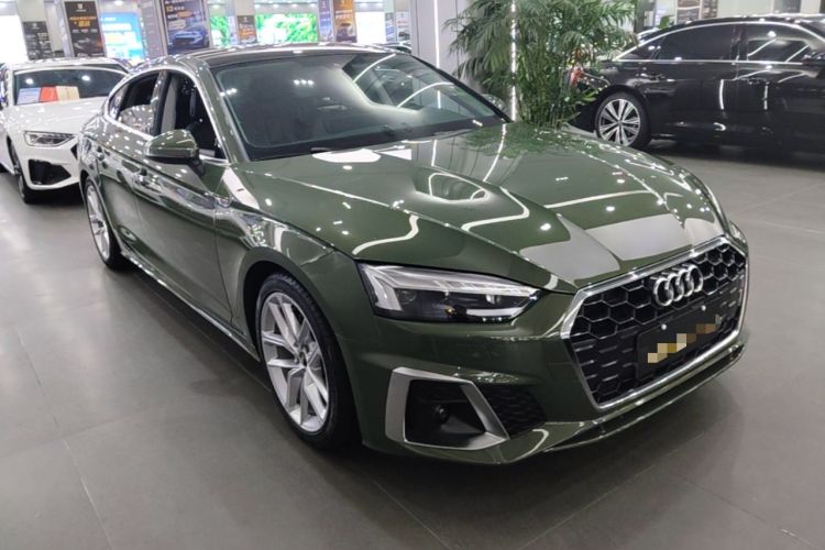 Used Audi A5 2023 Sportback 40 TFSI Fashionable and Dynamic Model Front Right 45 Deg