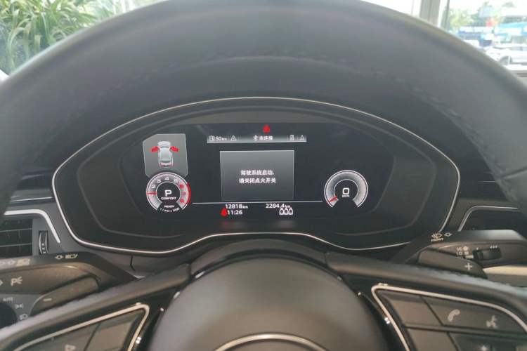 Used Audi A5 2023 Sportback 40 TFSI Fashionable and Dynamic Model Odometer Close Up