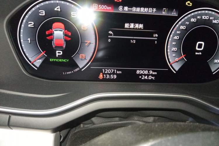 Used Audi A5 2023 Sportback 40 TFSI quattro Luxury Dynamic Edition Odometer Close Up