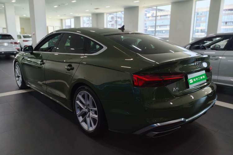 Used Audi A5 2023 Sportback 40 TFSI Fashionable and Dynamic Model Rear Left 45 Deg