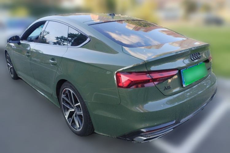 Used Audi A5 2023 Sportback 40 TFSI Fashionable and Dynamic Model Rear Left 45 Deg