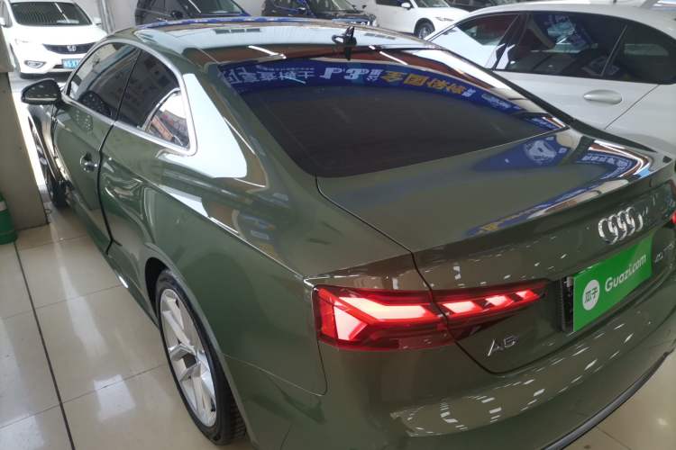 Used Audi A5 2023 Coupe 40 TFSI Fashionable and Dynamic Model Rear Left 45 Deg