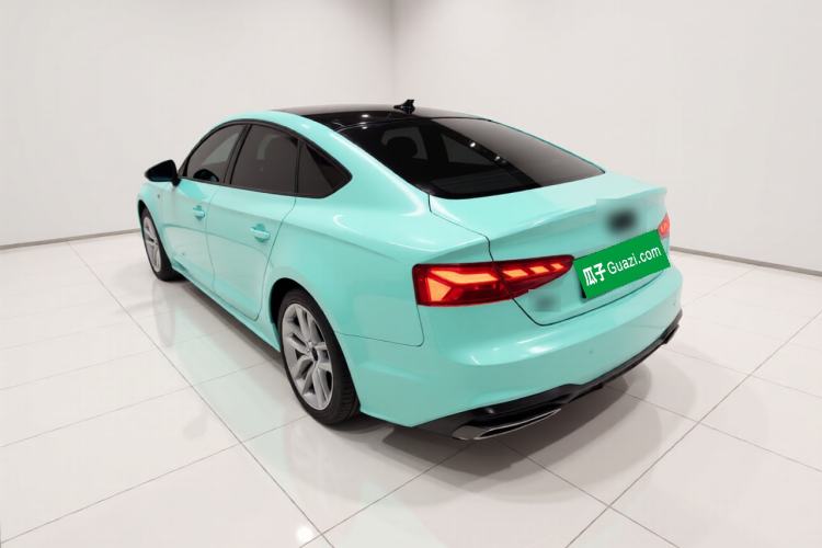 Used Audi A5 2023 Sportback 40 TFSI Fashionable and Dynamic Model Rear Left 45 Deg