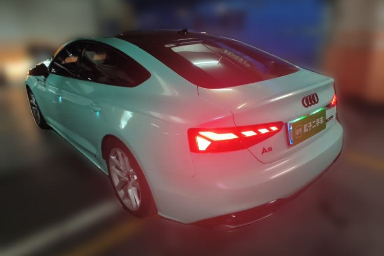 Used Audi A5 2023 Sportback 40 TFSI Fashionable and Dynamic Model Rear Left 45 Deg
