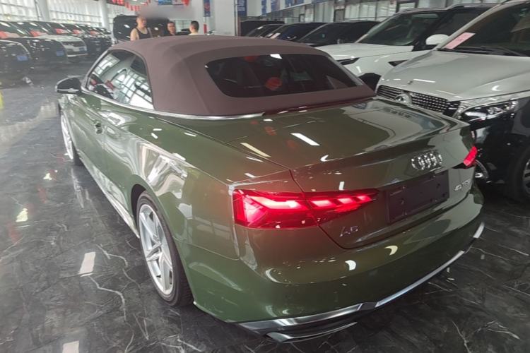Used Audi A5 2023 Cabriolet 40 TFSI Fashion Dynamic Model Rear Left 45 Deg