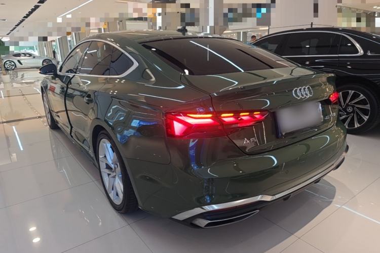 Used Audi A5 2023 Sportback 40 TFSI Fashionable and Dynamic Model Rear Left 45 Deg