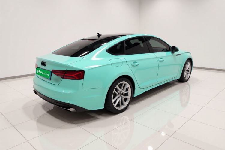 Used Audi A5 2023 Sportback 40 TFSI Fashionable and Dynamic Model Rear Right 45 Deg