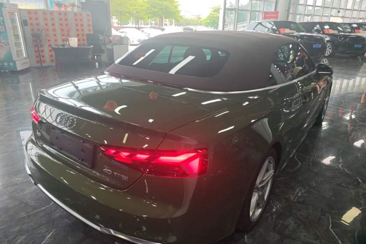 Used Audi A5 2023 Cabriolet 40 TFSI Fashion Dynamic Model Rear Right 45 Deg