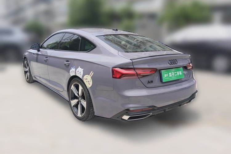 Used Audi A5 2023 Sportback 40 TFSI Fashionable and Dynamic Model Rear Left 45 Deg