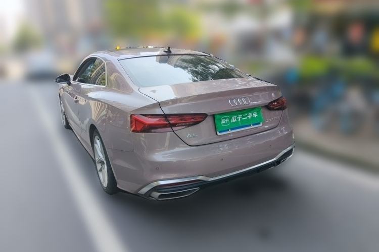 Used Audi A5 2023 Coupe 40 TFSI Fashionable and Dynamic Model Rear Left 45 Deg