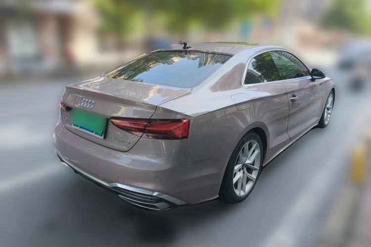 Used Audi A5 2023 Coupe 40 TFSI Fashionable and Dynamic Model Rear Right 45 Deg