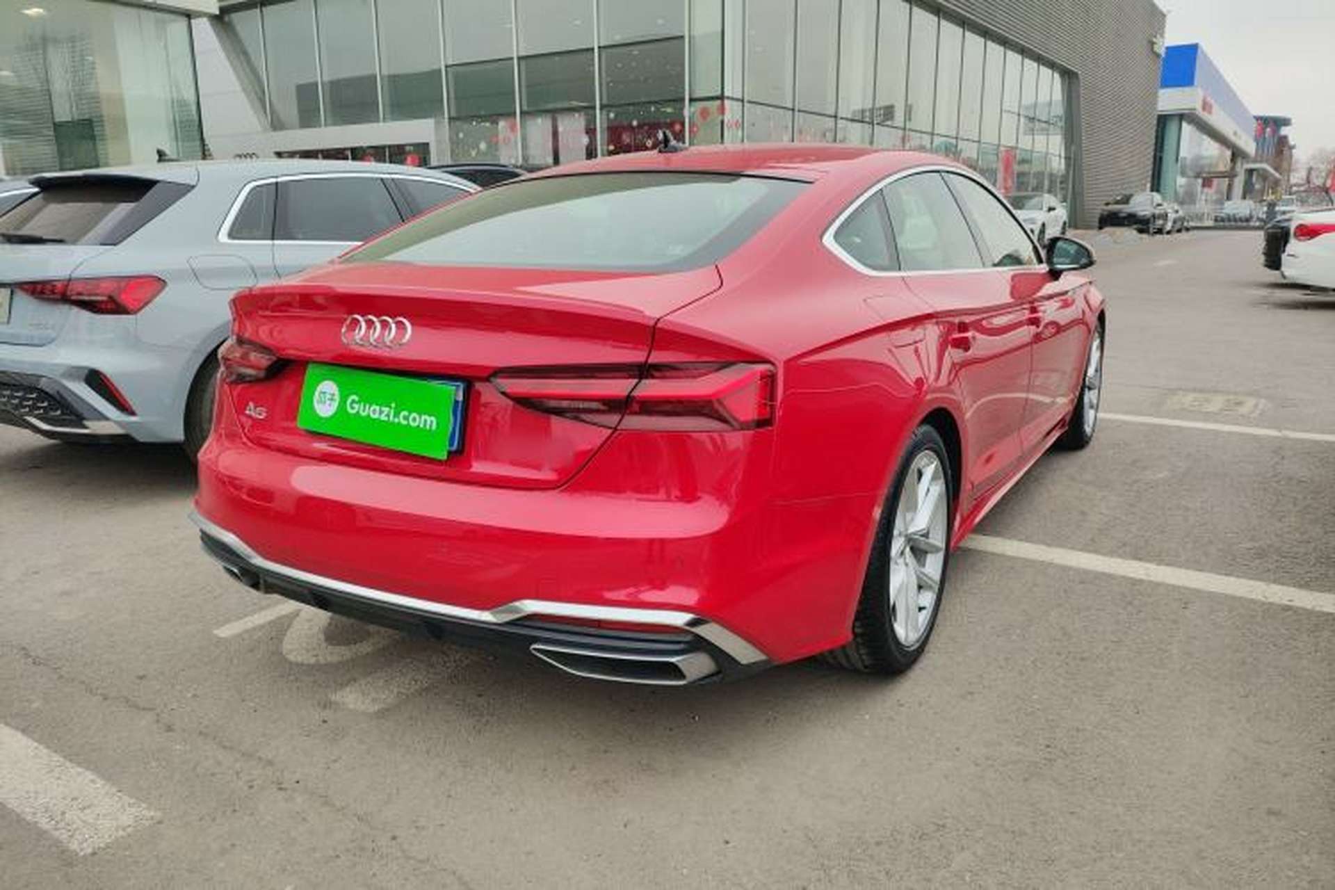 Used Audi A5 2023 Sportback 40 TFSI Fashionable and Dynamic Model Rear Right 45 Deg