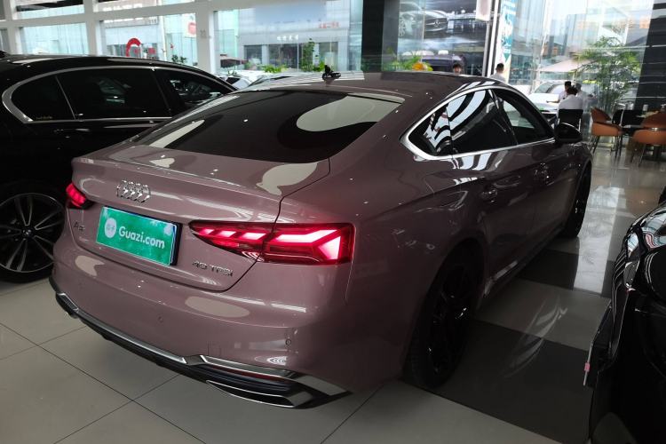 Used Audi A5 2023 Sportback 40 TFSI Fashionable and Dynamic Model Rear Right 45 Deg