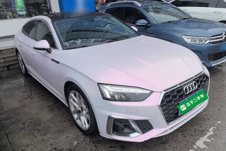 Used Audi A5 2023 Sportback 40 TFSI Fashionable and Dynamic Model Front Right 45 Deg