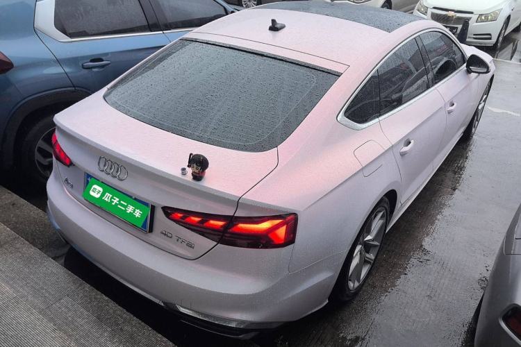 Used Audi A5 2023 Sportback 40 TFSI Fashionable and Dynamic Model Rear Right 45 Deg