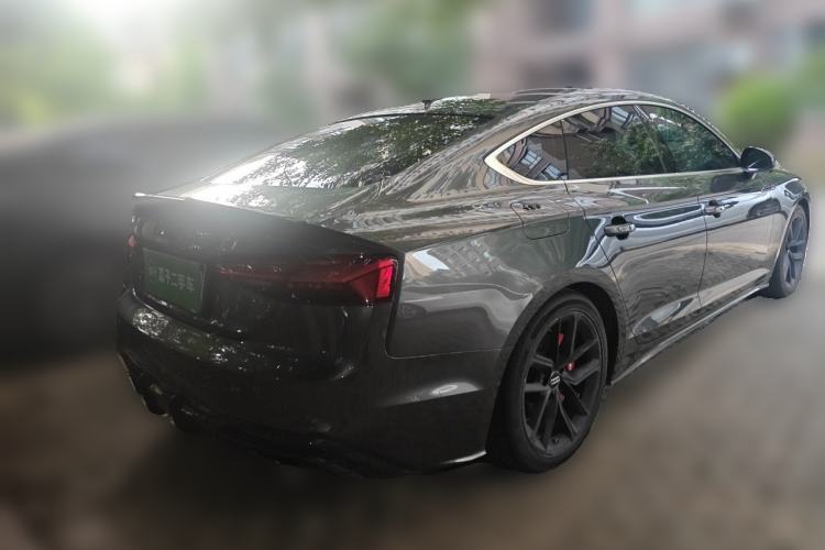 Used Audi A5 2023 Sportback 40 TFSI Fashionable and Dynamic Model Rear Right 45 Deg
