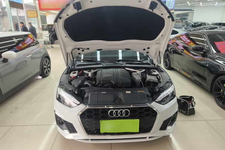Used Audi A5 2023 Coupe 40 TFSI Fashionable and Dynamic Model Engine Bay